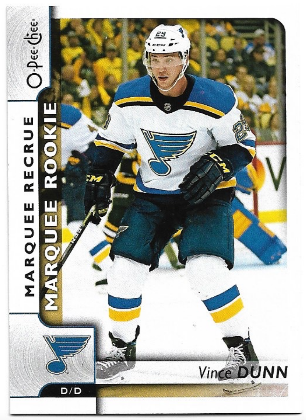 Update Marquee Rookie VINCE DUNN 17-18 UD O-Pee-Chee OPC