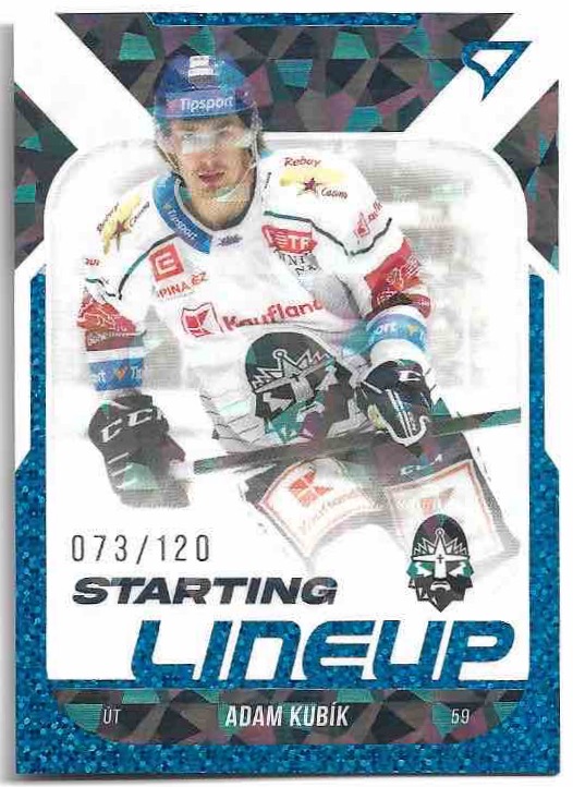 1st Period Starting Lineup ADAM KUBÍK 22-23 SportZoo ELH Serie 2 /120