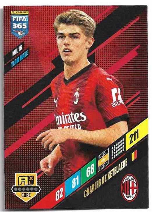 CHARLES DE KETELAERE 2024 Panini FIFA 365