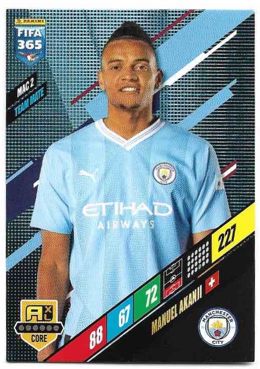 MANUEL AKANJI 2024 Panini FIFA 365