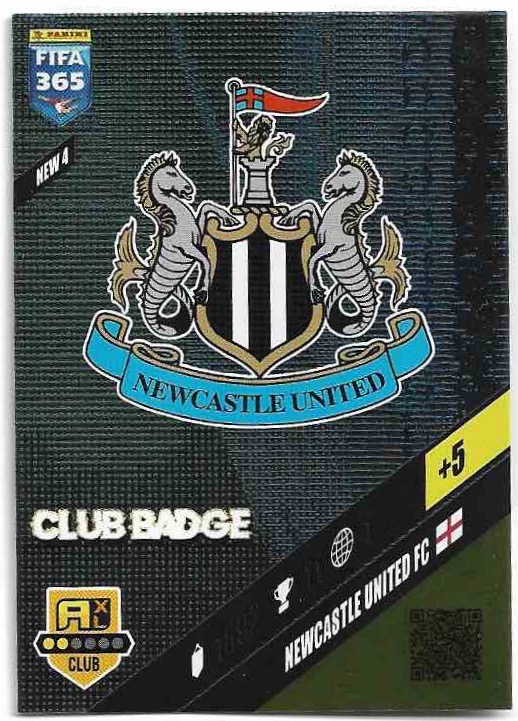 Club Badge NEWCASTLE UNITED 2024 Panini FIFA 365