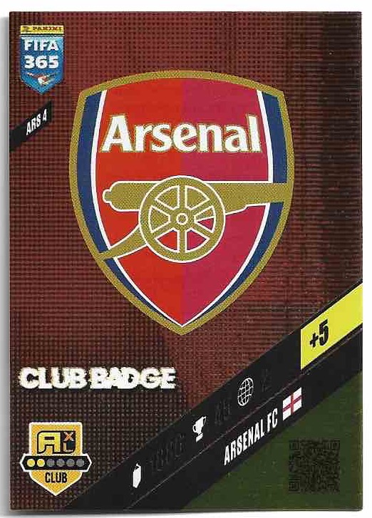 Club Badge ARSENAL 2024 Panini FIFA 365