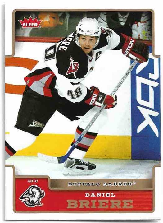 DANIEL BRIERE 06-07 Fleer Hockey