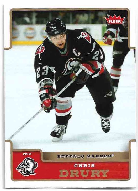 CHRIS DRURY 06-07 Fleer Hockey