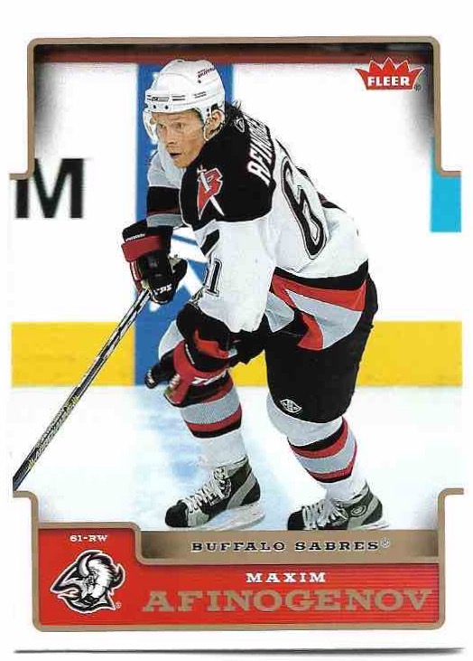 MAXIM AFINOGENOV 06-07 Fleer Hockey