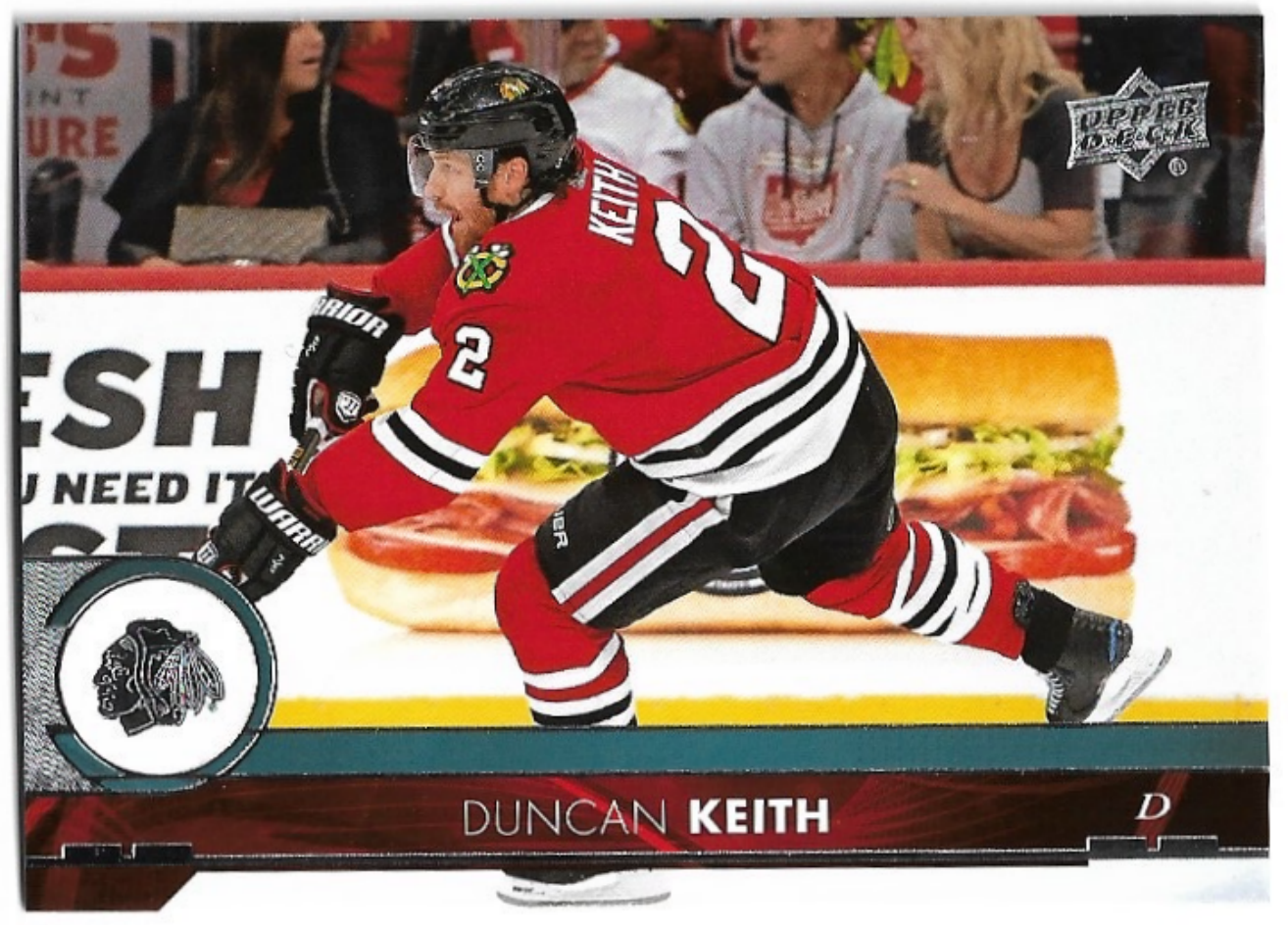 DUNCAN KEITH 17-18 UD Series 2