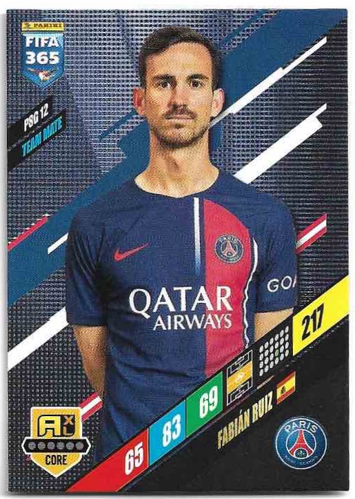 FABIAN RUIZ 2024 Panini FIFA 365