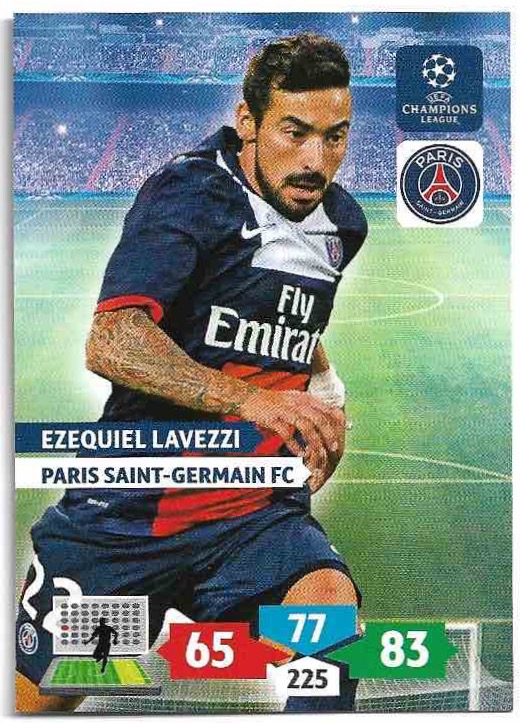 EZEQUIEL LAVEZZI 13-14 Panini Adrenalyn XL CL