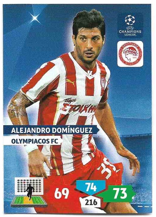 ALEJANDRO DOMINGUEZ 13-14 Panini Adrenalyn XL CL