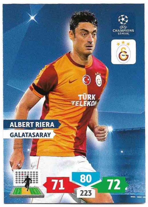 ALBERT RIERA 13-14 Panini Adrenalyn XL CL