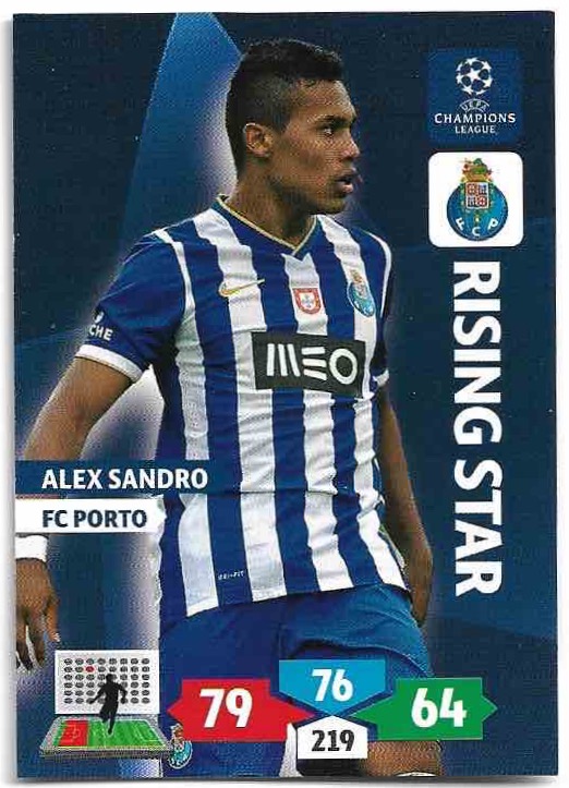 Rising Stars ALEX SANDRO 13-14 Panini Adrenalyn XL CL