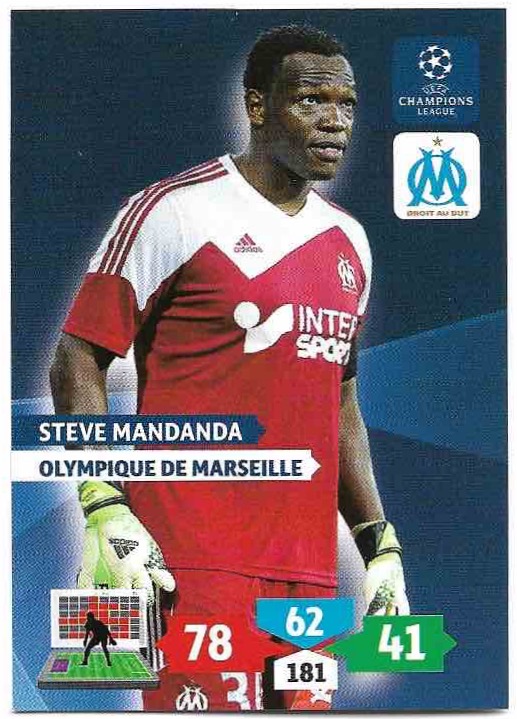 STEVE MANDANDA 13-14 Panini Adrenalyn XL CL