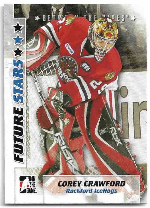 COREY CRAWFORD 07-08 In the Game Between the Pipes