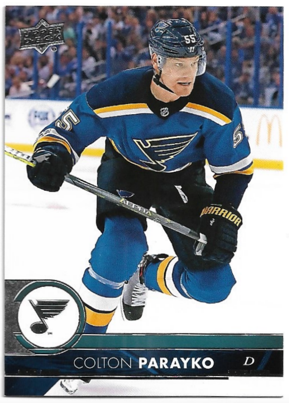 COLTON PARAYKO 17-18 UD Series 2