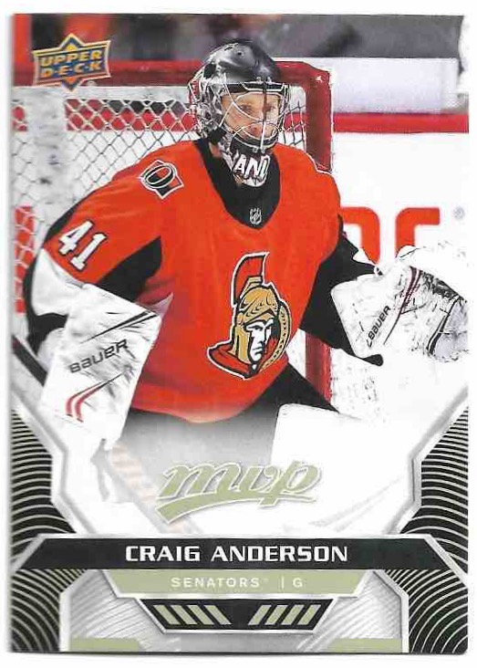 CRAIG ANDERSON 20-21 UD MVP