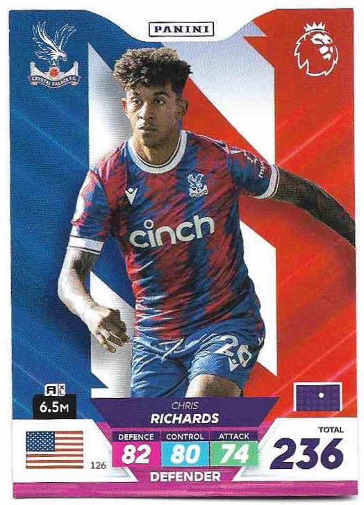 CHRIS RICHARDS 2023 Panini Adrenalyn XL Premier League Plus