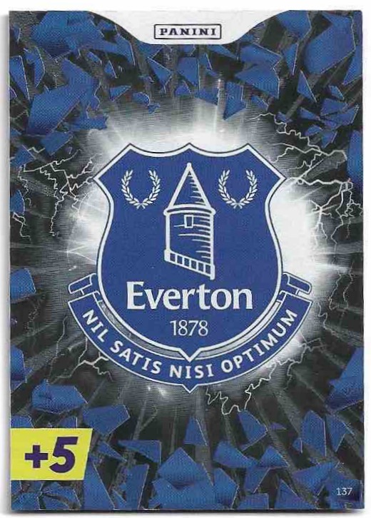 Club Crest EVERTON 2023 Panini Adrenalyn XL Premier League Plus