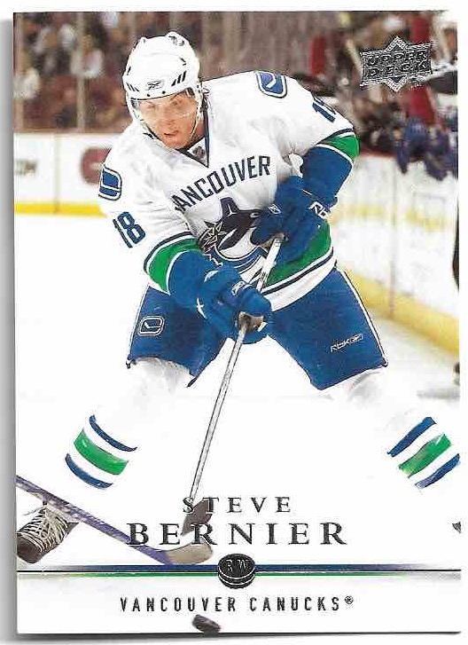 STEVE BERNIER 08-09 UD Series 2