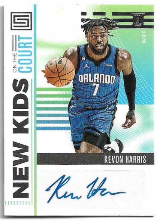 Auto Rookie New Kids Status KEVON HARRIS 22-23 Panini Chronicles Basketball