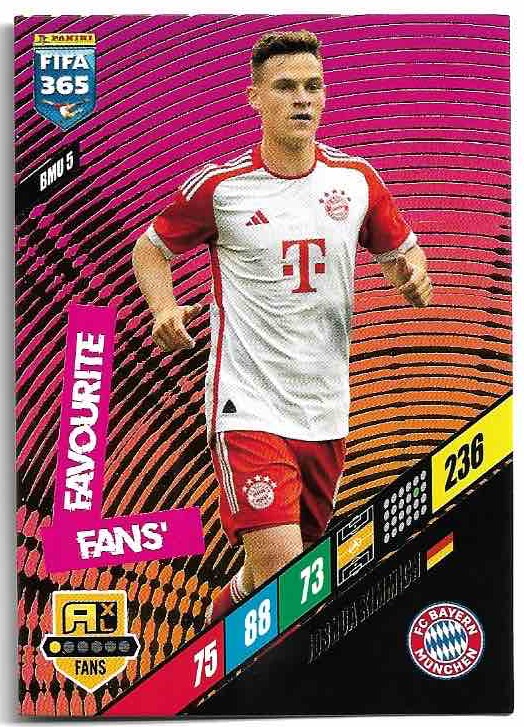 Fans Favourite JOSHUA KIMMICH 2024 Panini FIFA 365