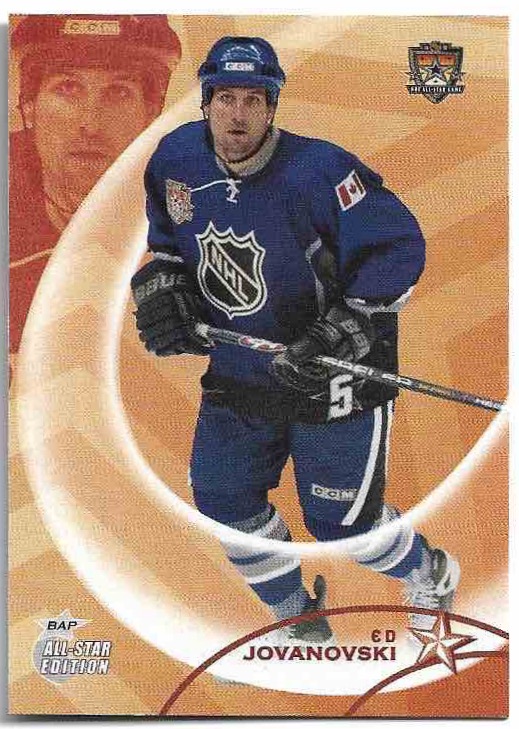 ED JOVANOVSKI 02-03 In the Game Be A Player All-Star Edition