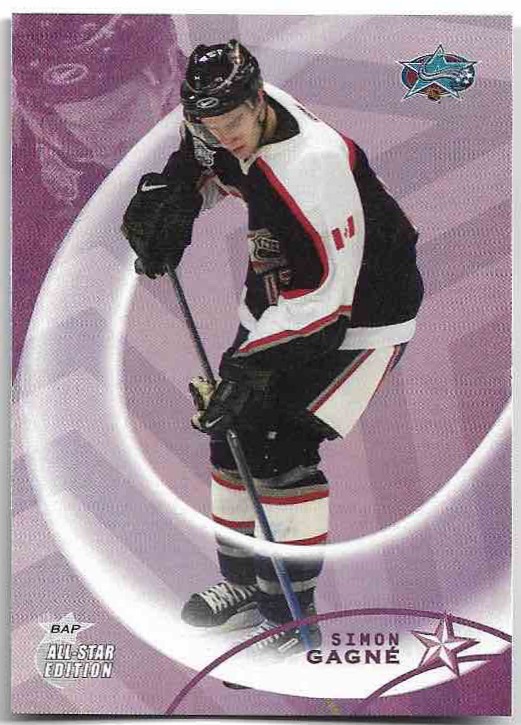 SIMON GAGNE 02-03 In the Game Be A Player All-Star Edition