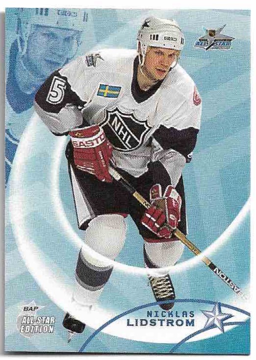 NICKLAS LIDSTROM 02-03 In the Game Be A Player All-Star Edition