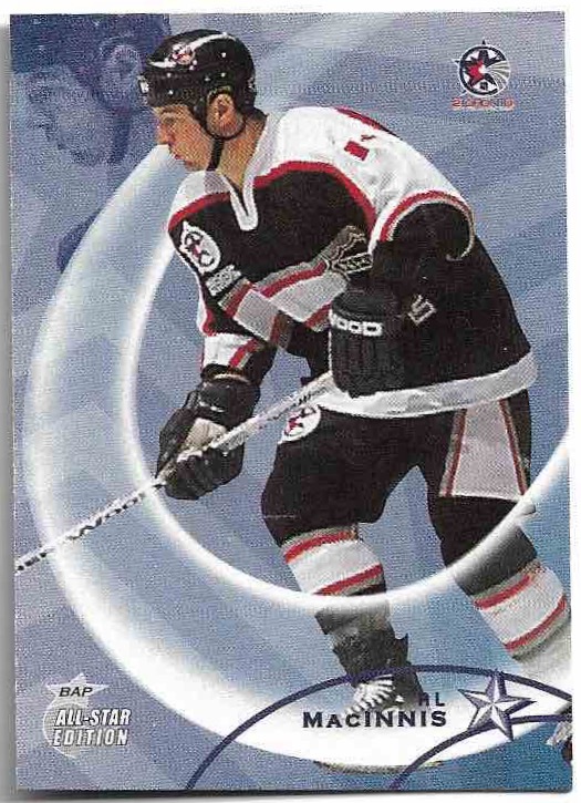 AL MACINNIS 02-03 In the Game Be A Player All-Star Edition