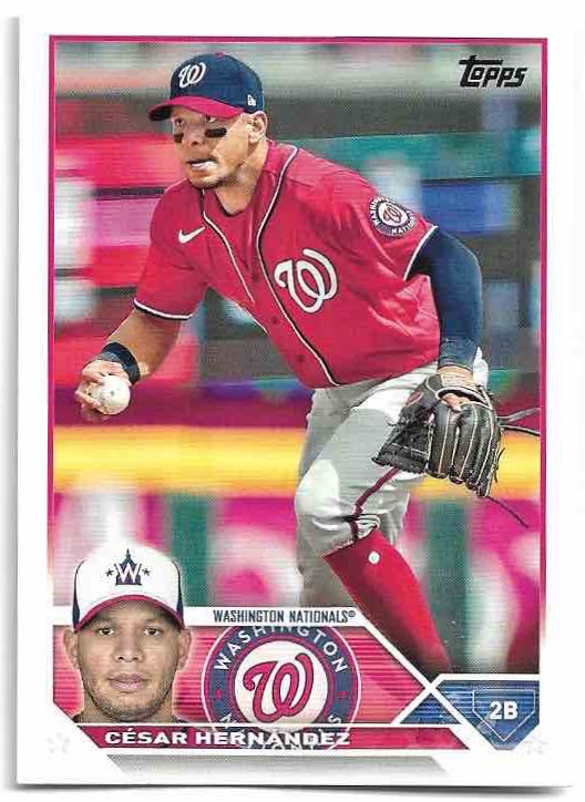 CESAR HERNANDEZ 2023 Topps Series 1 Baseball