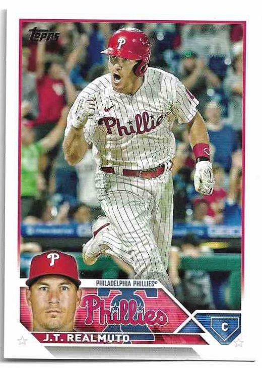 J.T. REALMUTO 2023 Topps Series 1 Baseball