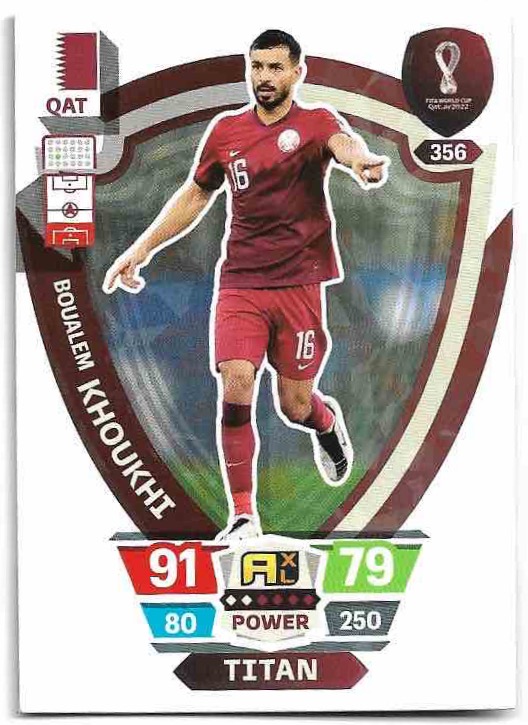 Titan BOUALEM KHOUKHI Panini Adrenalyn XL World Cup 2022