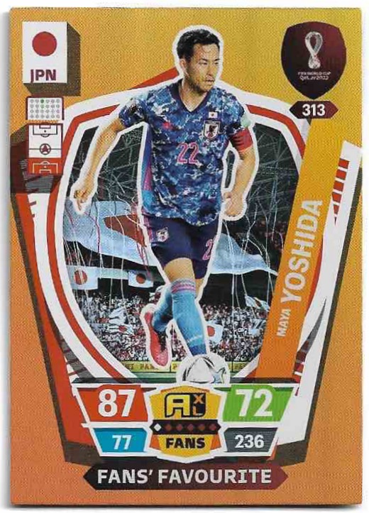 Fans' Favourite MAYA YOSHIDA Panini Adrenalyn XL World Cup 2022