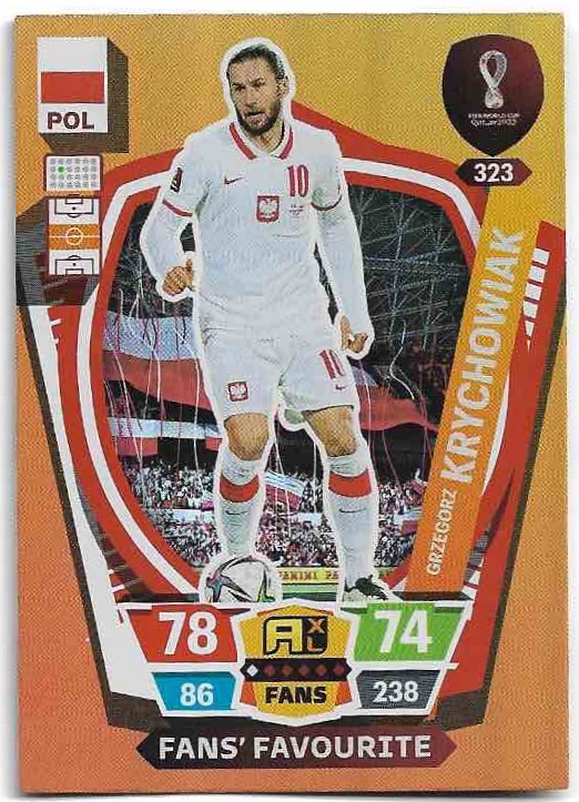 Fans' Favourite GRZEGORZ KRYCHOWIAK Panini Adrenalyn XL World Cup 2022