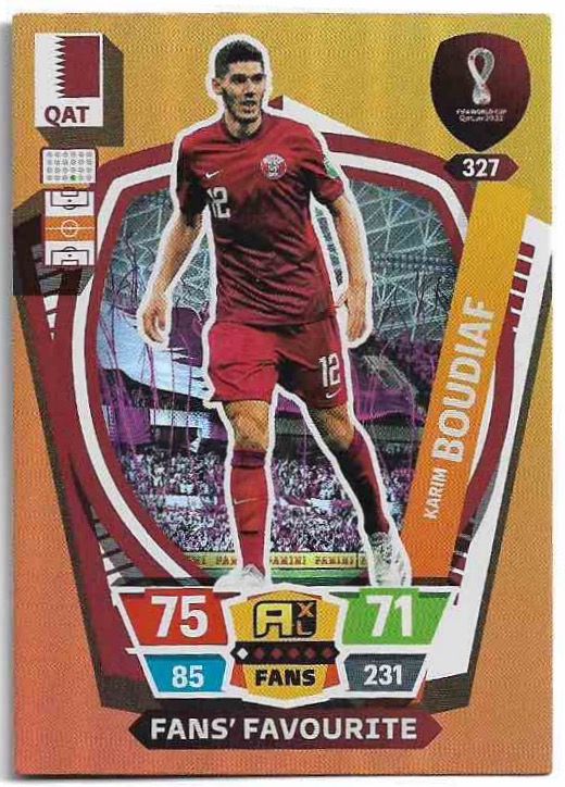 Fans' Favourite KARIM BOUDIAF Panini Adrenalyn XL World Cup 2022