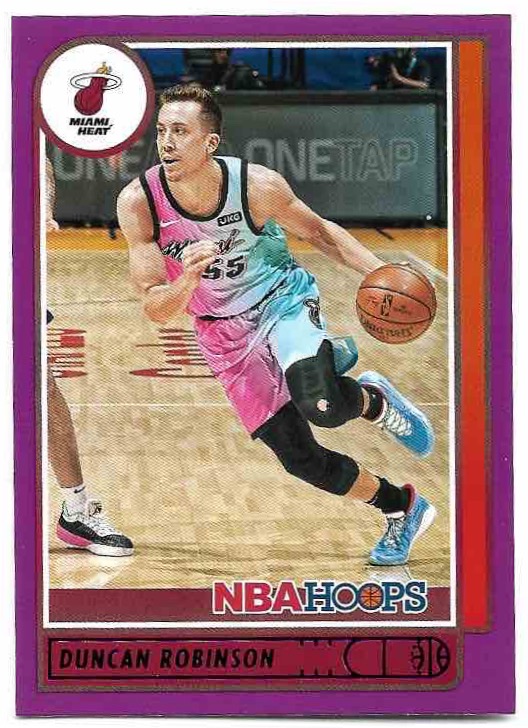 Purple DUNCAN ROBINSON 21-22 Panini Hoops Basketball