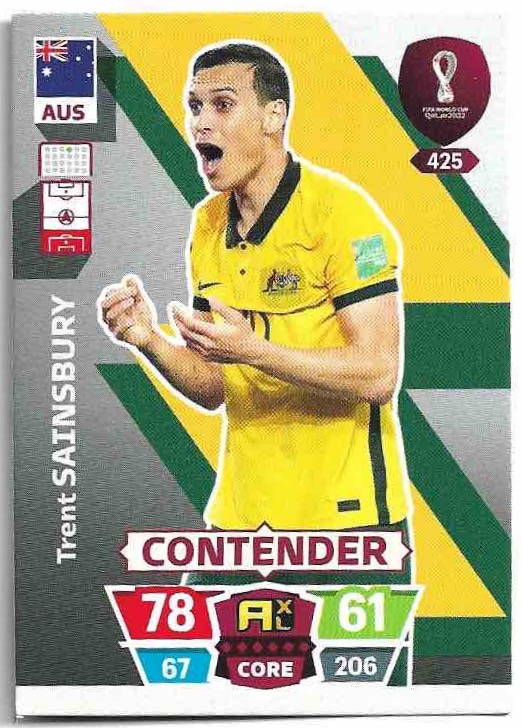 Contender TRENT SAINSBURY Panini Adrenalyn XL World Cup 2022