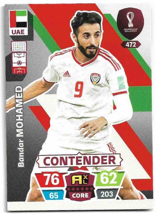 Contender BANDAR MOHAMED Panini Adrenalyn XL World Cup 2022