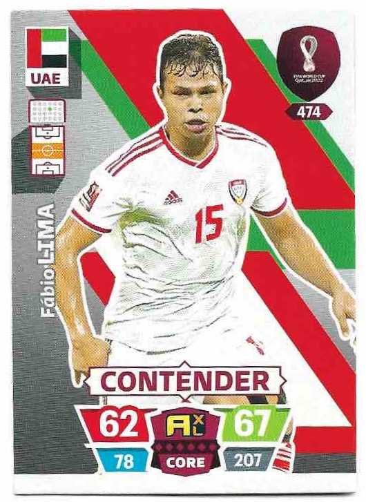 Contender FABIO LIMA Panini Adrenalyn XL World Cup 2022