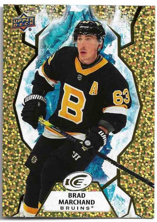 Gold BRAD MARCHAND 21-22 UD Ice