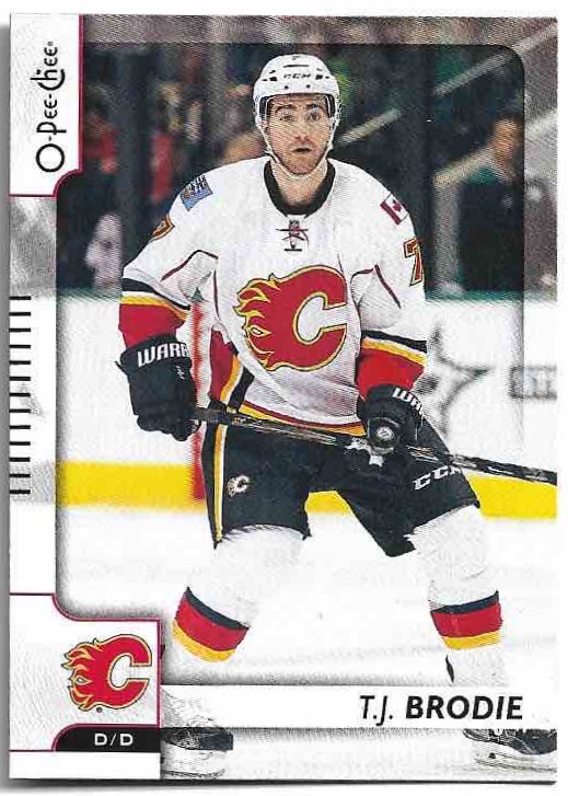 T.J. BRODIE 17-18 UD O-Pee-chee OPC