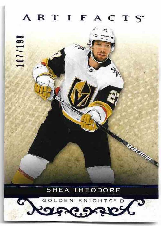 Royal Blue SHEA THEODORE 21-22 UD Artifacts /199