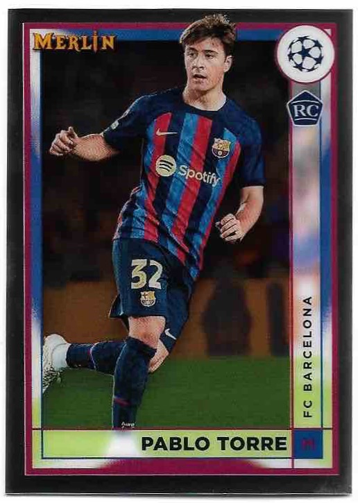 Rookie PABLO TORRE 22-23 Topps Merlin Soccer