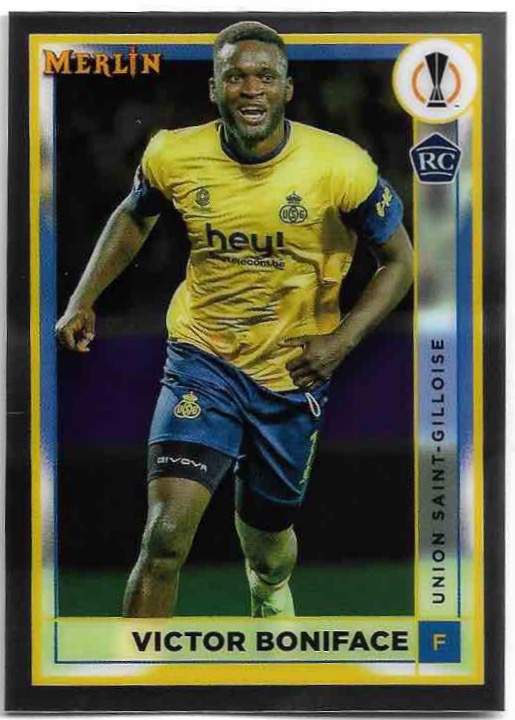 Rookie VICTOR BONIFACE 22-23 Topps Merlin Soccer