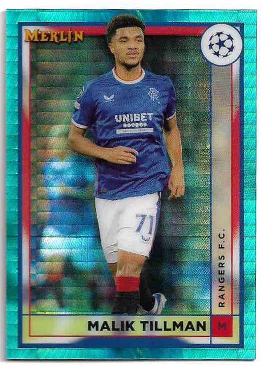 Aqua Prism MALIK TILLMAN 22-23 Topps Merlin Soccer