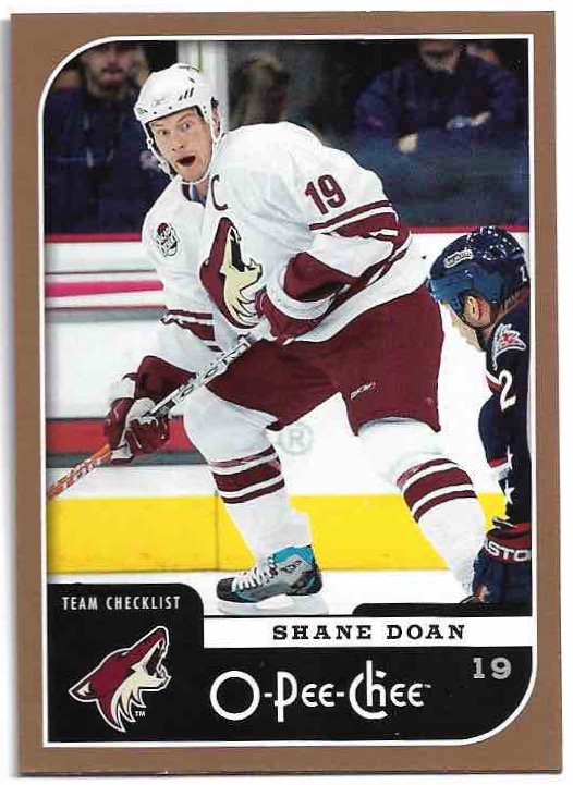 Checklist SHANE DOAN 06-07 UD O-Pee-Chee OPC