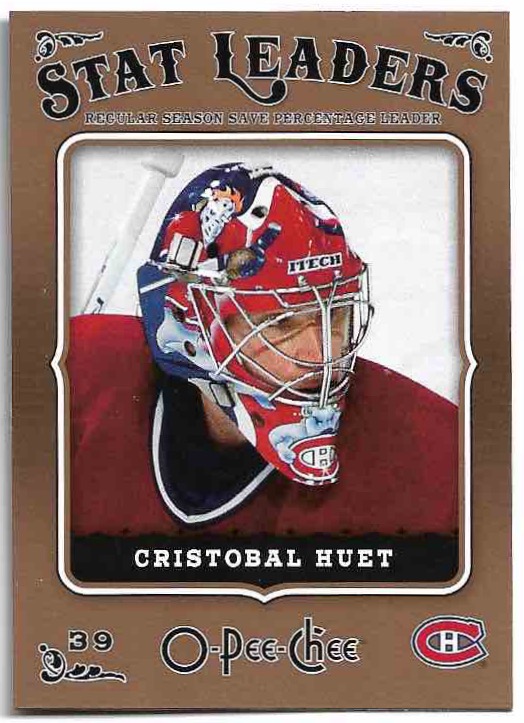 Stat Leaders CRISTOBAL HUET 06-07 UD O-Pee-Chee OPC