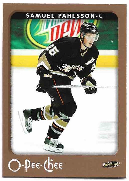 SAMUEL PAHLSSON 06-07 UD O-Pee-Chee OPC