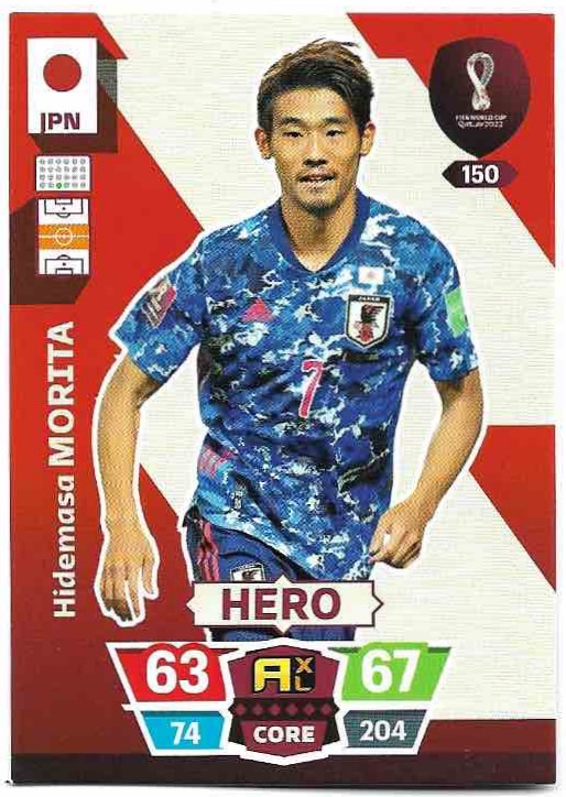 Hero HIDEMASA MORITA Panini Adrenalyn XL World Cup 2022