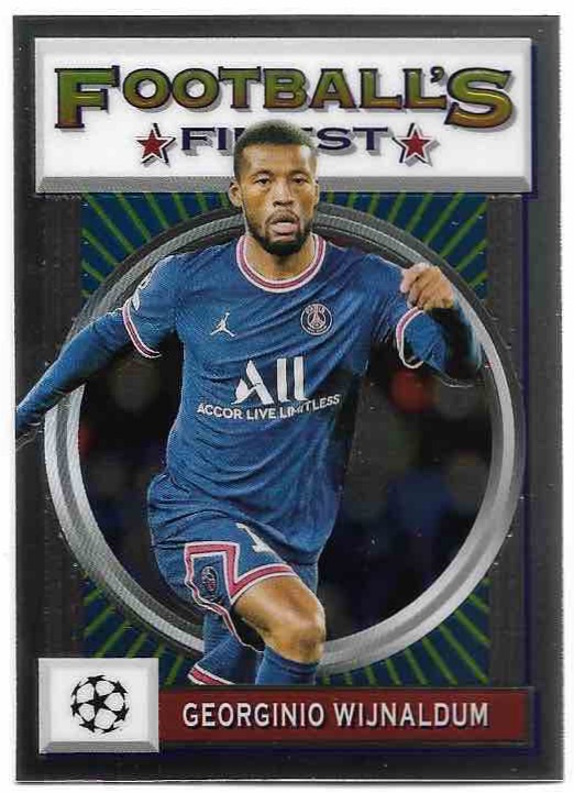 GEORGINIO WIJNALDUM 21-22 Topps Football's Finest Flashbacks