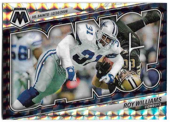 Mosaic Prizm Bang! ROY WILLIAMS 2023 Panini Mosaic Football